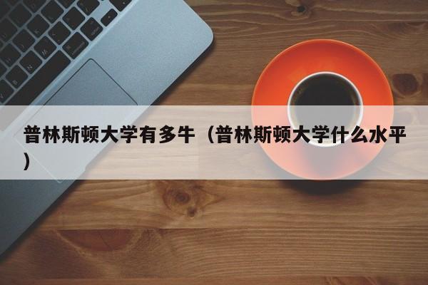 普林斯顿大学有多牛（普林斯顿大学什么水平）